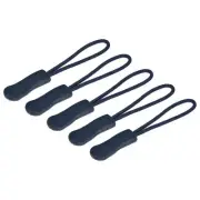 60pcs Zipper Pulls Pull Head Handle Replacement Tab Tag Cord Extender Dark Blue
