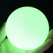 Glow in The Dark Stone Green Luminous Quartz Crystal Sphere Ball &Stand 50-100mm