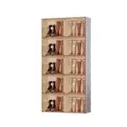 Kylin Cubes Storage Folding Shoe Cabinet With 2 Column & 10 Grids & 10 Brown