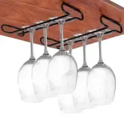10 Inch Set of 2 Under Cabinet Wine Glass Rack Stemware Holder Glass Storage ...