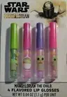 Star Wars the Mandalorian 4 Flavored Lip Glosses Gift Set