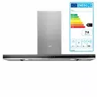 Elica Horizonte Eds Ix VT /A/90 Cooker Hood Extractor Hood 90 CM Stainless Glass