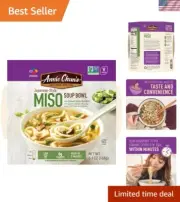 Pack of 6 Japanese Miso Soup Bowls - Non-GMO, 5.9 Oz Instant Meals