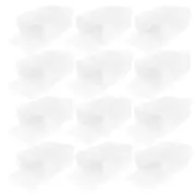 12 PCS Storage Bin Plastic Box Shoe Artifact Organizer for Women Stackable