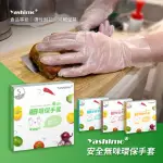 【百事優】YASHIMO 亮面安全無味環保手套 共200支/兩盒(TPE廚房手套/食品手套/拋棄式手套)