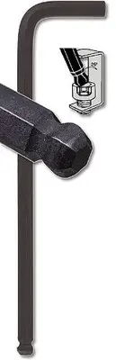 Bondhus 15705 Hex Ball End Wrench, 3/32", Long Length, L Shaped, 3.4" Long, With