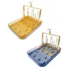 Cup Drying Rack Anti Scratch Drinking Glass Drain Stand for Bar Counter Home