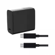 4xem 4X65WCHRGKIT6B LAPTOP CHARGER 65W GAN CHARGER AND 6FT USB C CABLE BLACK DEL