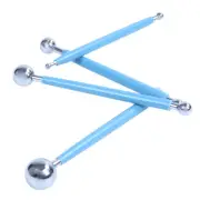 Metal Ball Stylus Clay Ceramics Pottery Sculpting Modeling Tool Set N4N71394