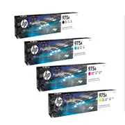 HP 975A 4 Colours Value Pack Ink Cartridge Toner PageWide