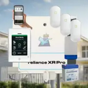 Hills Security Alarm System Reliance XRPro, Touchnav Kit with Optex Detectors