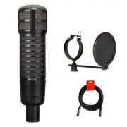 Electro-Voice RE320 Dynamic Vocal Mic w/ Pop Filter and XLR Cable