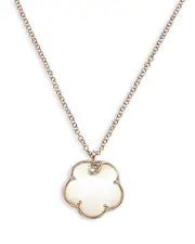Pasquale Bruni 18K Rose Gold Petit Joli White Agate and Diamond Pendant Necklace, 16.75