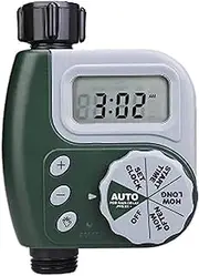 A Digital Watering Device with timed Control for Garden Irrigation, Using a spout - Easy to Set up, Durable, Waterproof, Leak Proof, Clear Screen