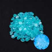 Luminous Stones Gemstones for Children, 1Cm Glow in The Dark Pebbles Rock Cobblestones Glowing Garden Decoration Garden Lawn Aquarium,Blue,1000pcs