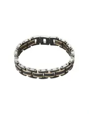 [Cudworth] Stainless Steel Bracelet in Black/Gold