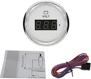 52mm Universal 2" Digital Voltmeter Voltage Volt Gauge 8-32V with Red Backlight for Car Boat Voltmeter(WS)