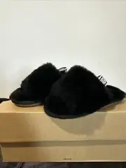 Ugg Fluff Yeah Slide Black 1098579T-BLK Toddler Size 9C Medium
