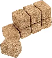 Realistic Haystack Model Accessories 8pcs Decorative Garden Haystack Decor Fake Bales for Home Decor