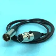 Mini XLR Male 3-pin to Mini XLR Female 3-pin Pro Microphone Cable Audio 50-300cm