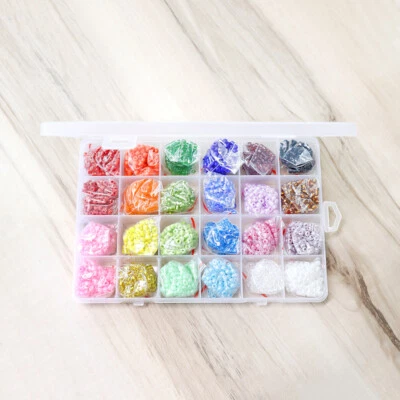 Seed Glass Bead 6/0 Assorted Colors and Finishes- STARTER42