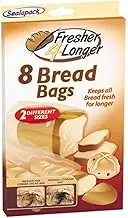 8 PIECE BREAD BAGS FRESHER FOR LONGER 2 DIFERENT SIZES