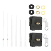 2Set Quartz Clock Movement 0.8" Movement Shaft for 8-11mm Clock Dial Thick White