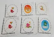 Vintage Care Bears Paragon Needlecraft Craft Mini Printed Fabric Panels Lot 80s