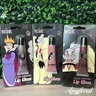 Disney Villians Lip Gloss Set Of 3 Tubes