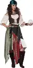 Renaissance Gypsy Fortune Teller Woman Fancy Dress Up Halloween Adult Costume