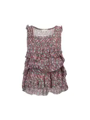 Floral Print Ruffle Tank Top
