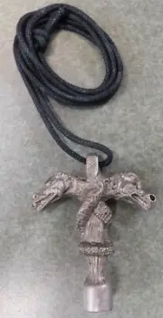 ProMark DK2 Wearable Drum Key Necklace - Pewter Twin Dragons
