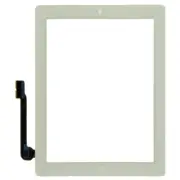 Digitizer Home Button Assembly for Apple iPad 3 White Front Glass Touch Screen