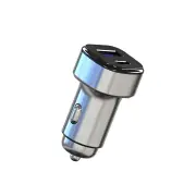 200W Car Fast Charger Dual Port Converter One-To-Two Converter Mini Car Charger Support USB Type C Port for Most Of Car
