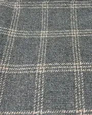 Mulberry Lee Jofa 100% Wool Check Uphol Fabric- Bute Blue Green 3.5yd FD749.G107
