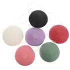 6pcs Face Scrub Sponge Exfoliating Facial Sponge Charcoal Sponge