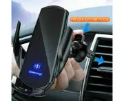 Wireless Car Phone Charger And Holder - Black