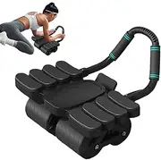 Automatic Rebound Rollers - Training Wheels | Ab Training Auxiliary Device with Elbow Support, Kneeling Pad, Home Gym Core Workout Equipment, Abdominal Exercise For Adults, Women