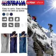 1/2pcs Soft Sleeping Bag Liner Portable Lightweight Travel & Camping Sleep Sack.