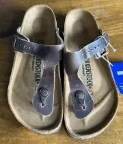 BIRKENSTOCK Gizeh Habana BROWN Oiled LEATHER Sandal US 6 EU 37