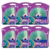Verbatim Light Scribe DVD+R 60pk Assorted Colors - Laser Etch Prints To Disc