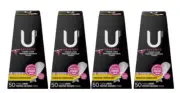 LOT (4) U BY KOTEX BARELY THERE BALANCE THONG LINERS ALL DAY CLEAN FEEL 50 COUNT