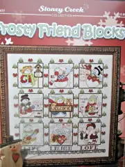 Stoney Creek Cross Stitch Leaflet 477 - Frosty Friend Blocks - Snowman Winter