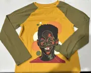 (2X) Deal-Target BHM Boys' Large 12/14 Boy Autumn Yellow & Green-Long Sleeve