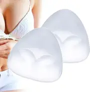 Silicone Bra Inserts, 2020 NEW Triangle Chest Pads Breast Enhancers Push-Up/Gath