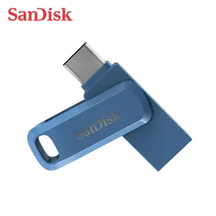 SanDisk Ultra GO 海軍藍 OTG 旋轉隨身碟 32G (SD-DDC3-NB-32G)