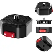 Quick Release Plate Tripod QR Camera Mount Adapter Quick Setup Kit