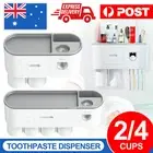 Multifunctional Toothbrush Holder Magnetic Cup Automatic Toothpaste Dispenser OZ