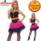 J57 Madonna 80s Pop Star Diva Cyndi Lauper Fancy Dress Hens Party Costume Outfit