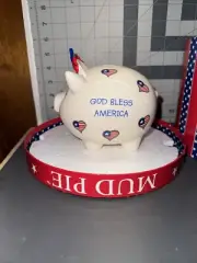 Mud Pie Miss USA Piggy Bank